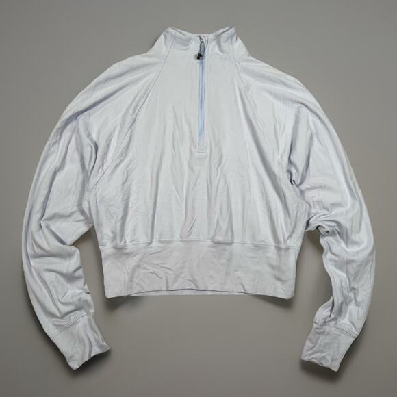 Lululemon Ready To Rulu Half-Zip Pullover Light Lilac Purple Women's Size 4 - Picture 1 of 10